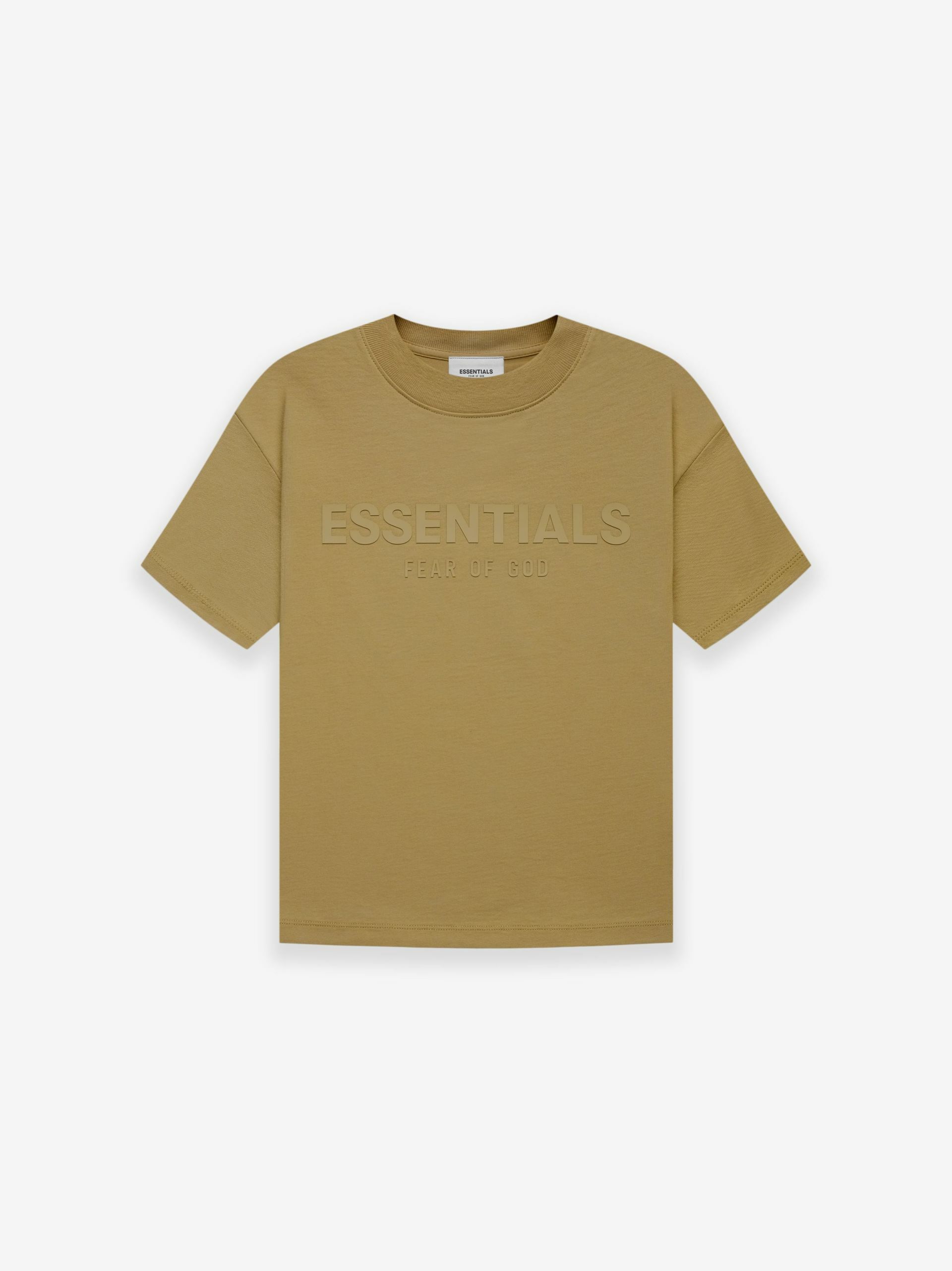 [現貨] Fear Of God Essentials 【KIDS】 FW21 Short Tee "Amber"