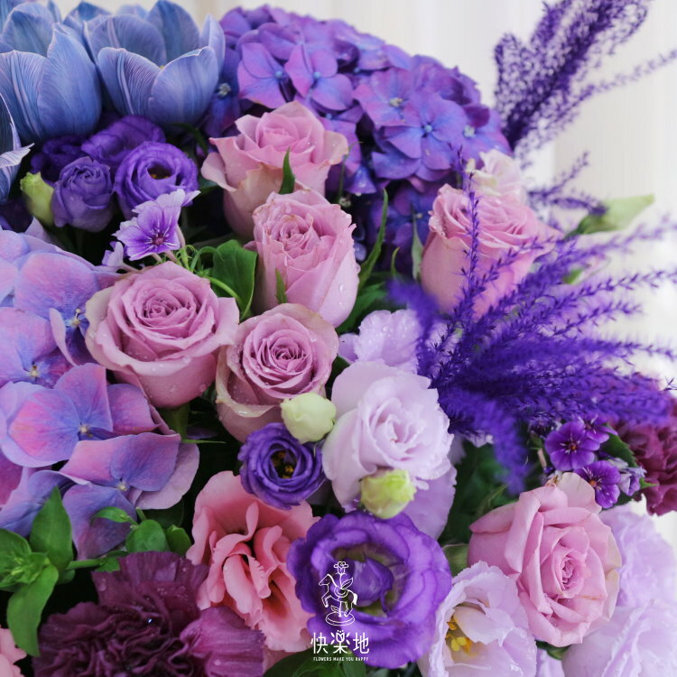 ❖獨家❖ 琉金灩紫 I 鮮花盆花 AF210521