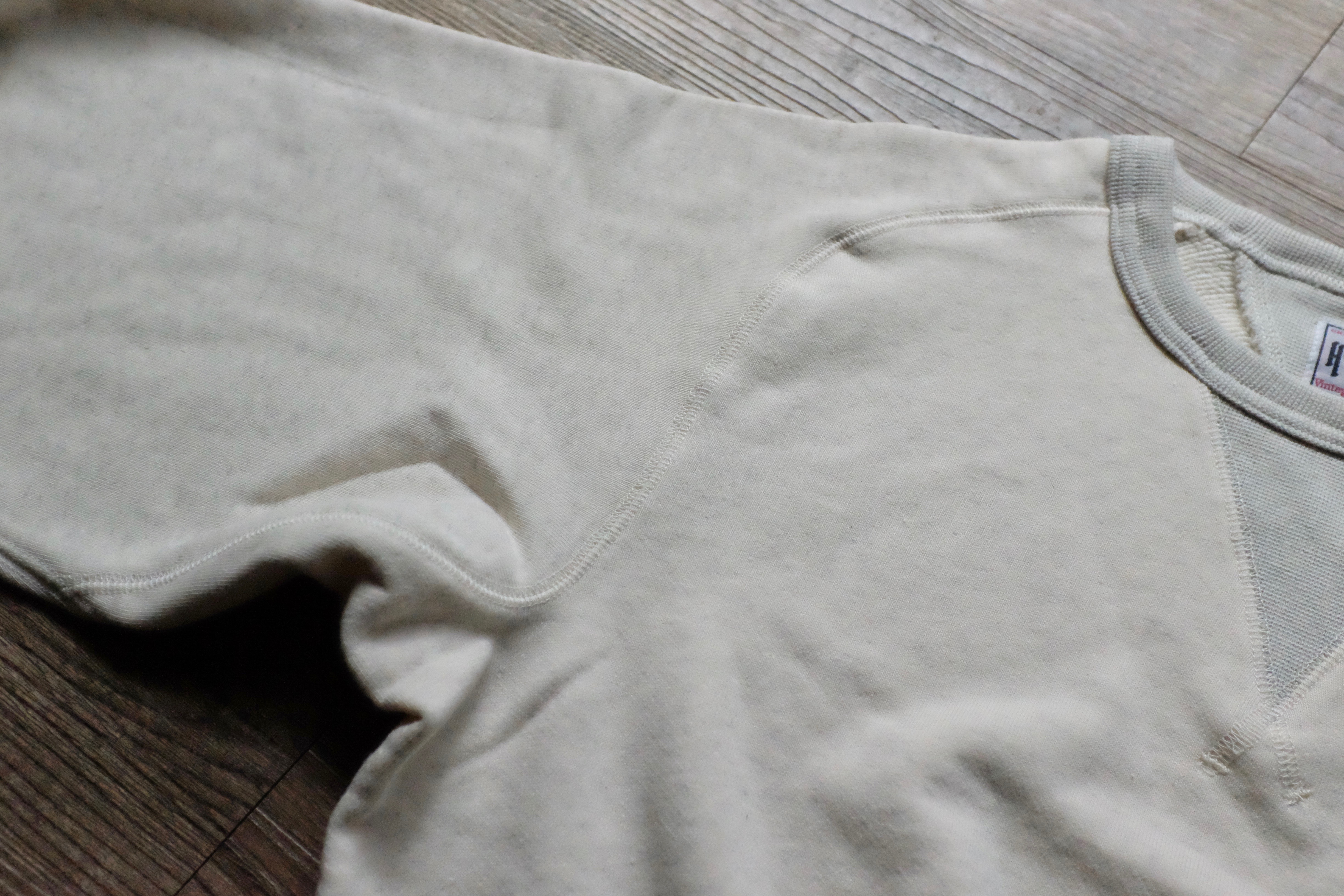 HOUSTON 1950'S military sweatshirt / OT natural