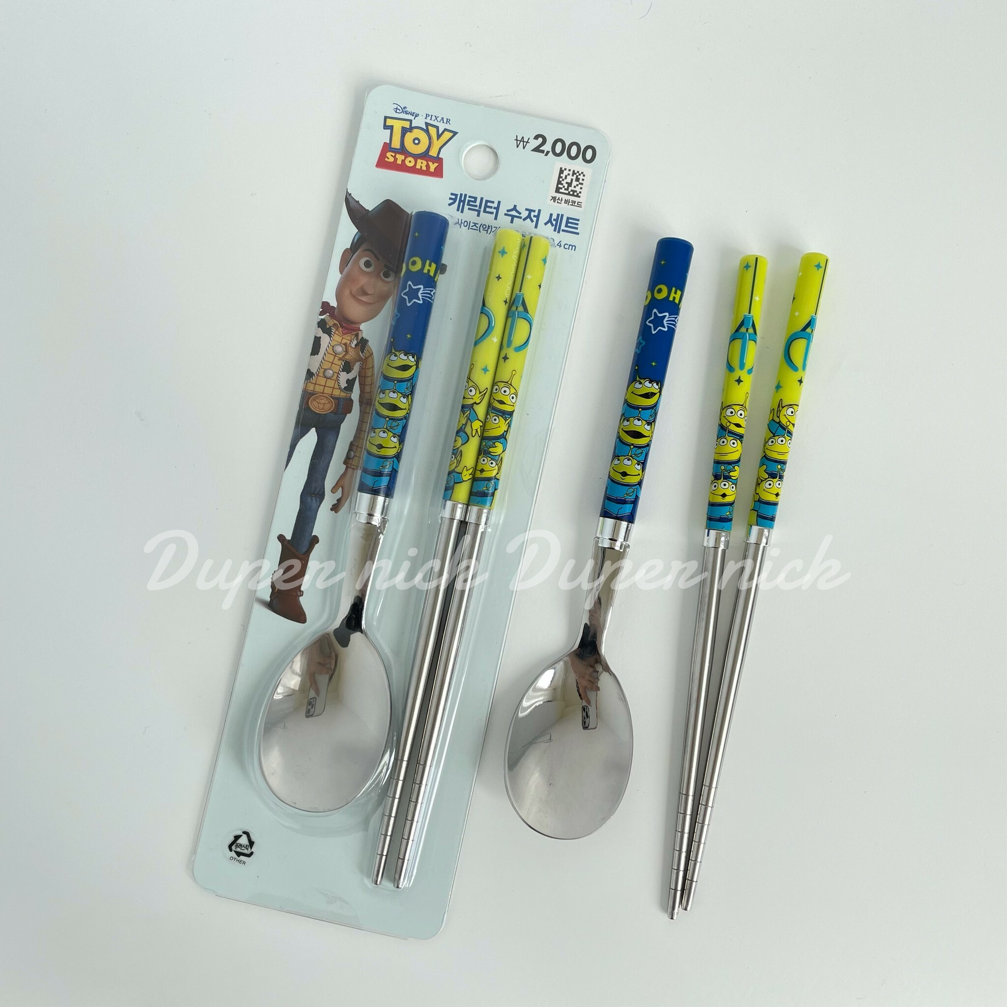 現貨 玩具總動員 三眼仔 環保餐具組