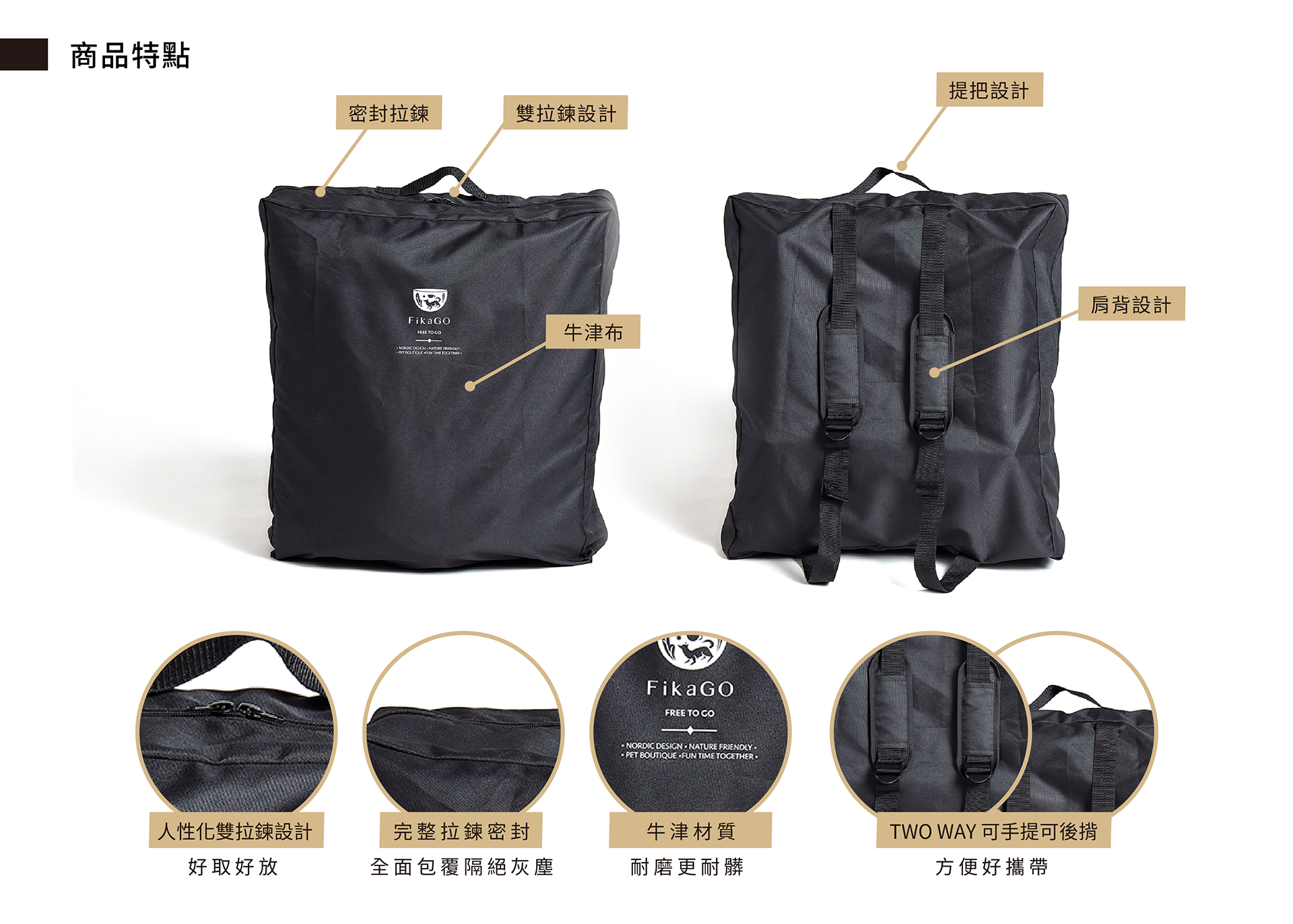 FikaGO推車防塵保護袋