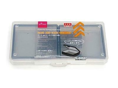 2分隔收納盒/18.1x9x2.8cmケースandケース