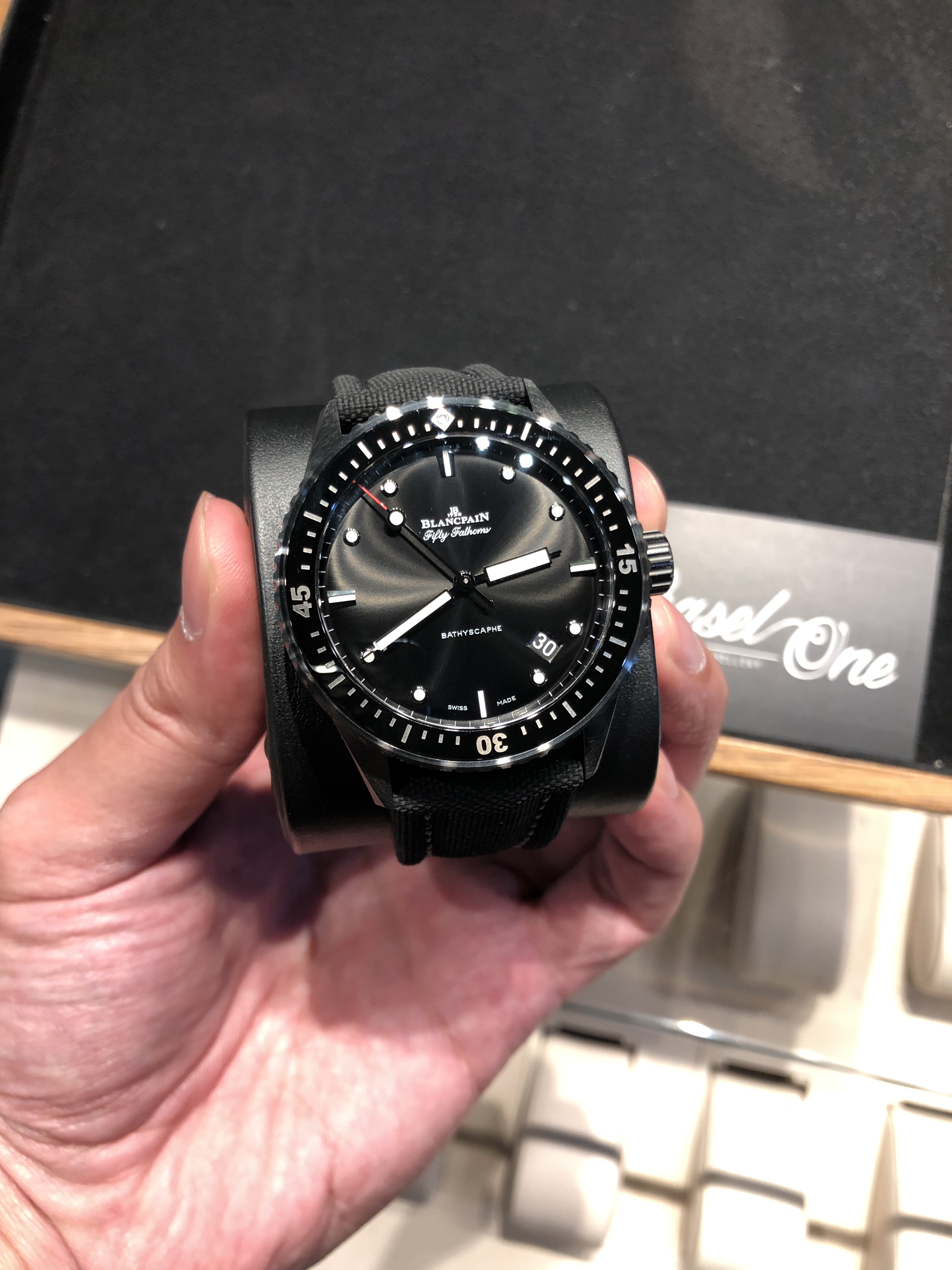 BLANCPAIN FIFTY FATHOMS 5000 0130 B52A BLACK DIAL