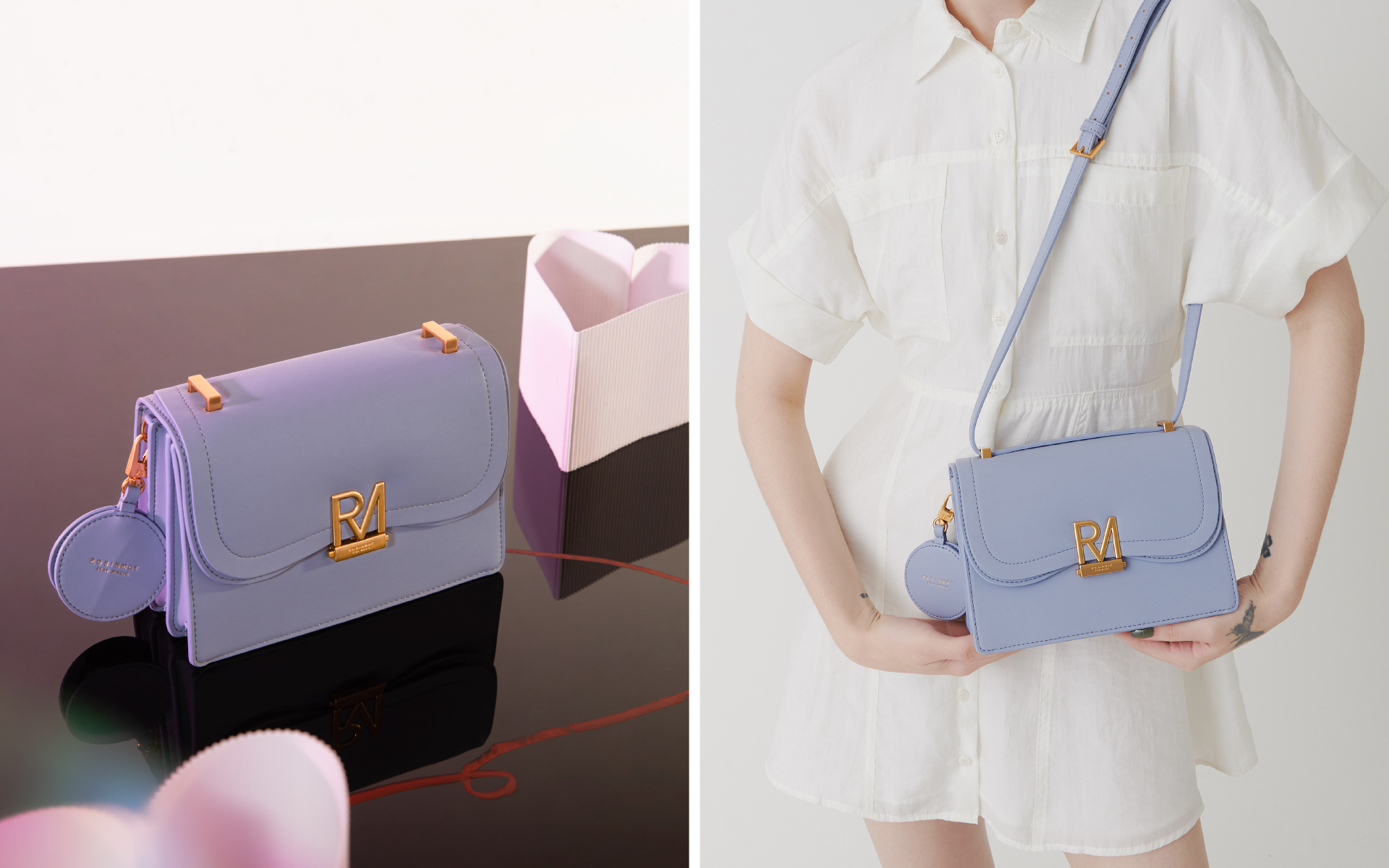 ELLY 斜背包，夏日清爽藍