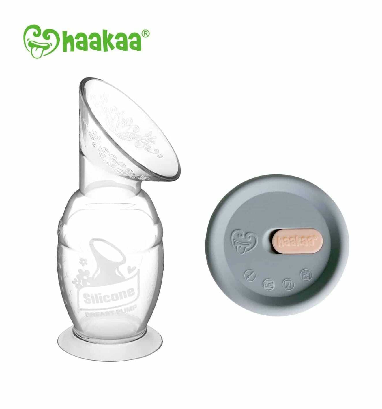 Haakaa 矽膠吸奶器 (100/150ml) 連第三代蓋套裝紐西蘭品牌 香港行貨