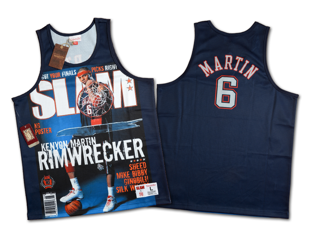 Mitchell & Ness Kenyon Martin Slam 雜誌封面 染印 球衣