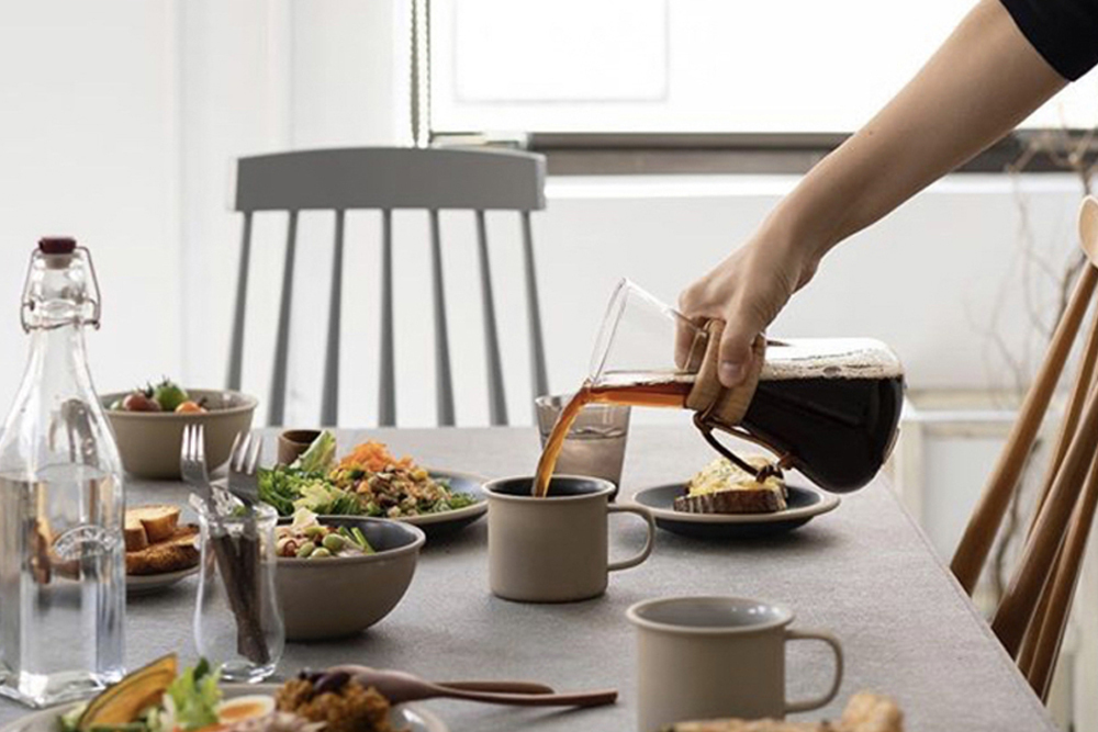 Tajimi 17cm Ceramics Serving Plate Shiny Gray