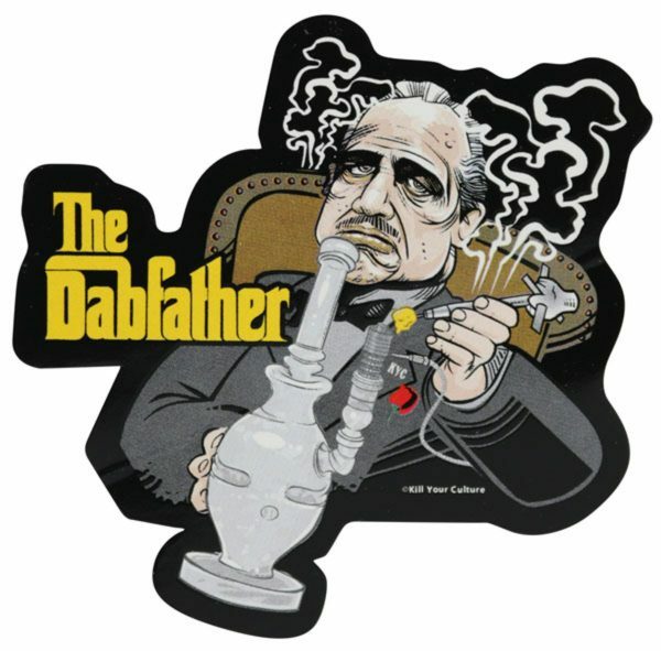 THE DABFATHER STICKER 4"X4.25"