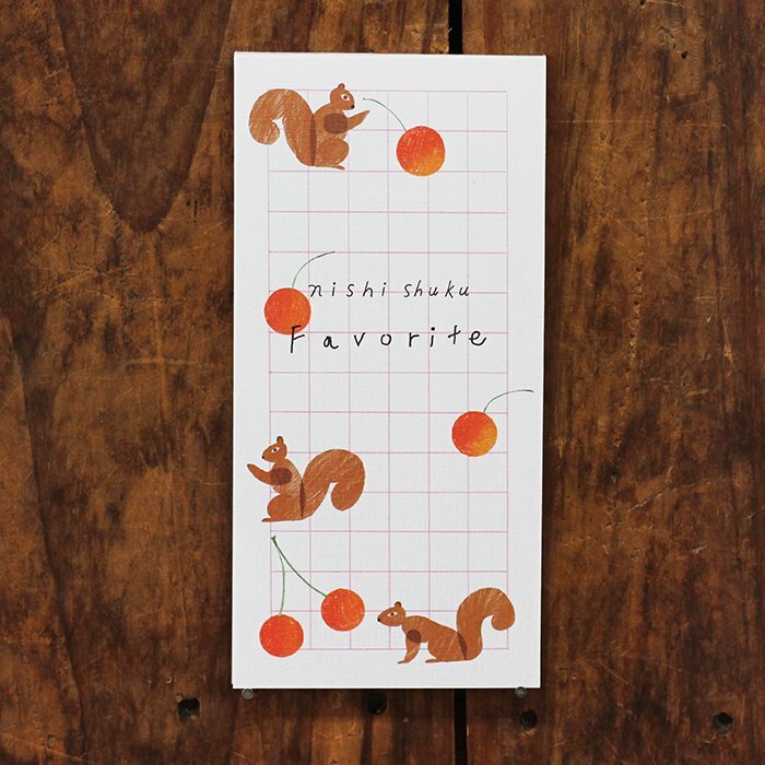 西淑:Favorite 和紙一筆箋 日本表現社