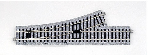 Kato 2-840 HO規 手動左岔 490mm