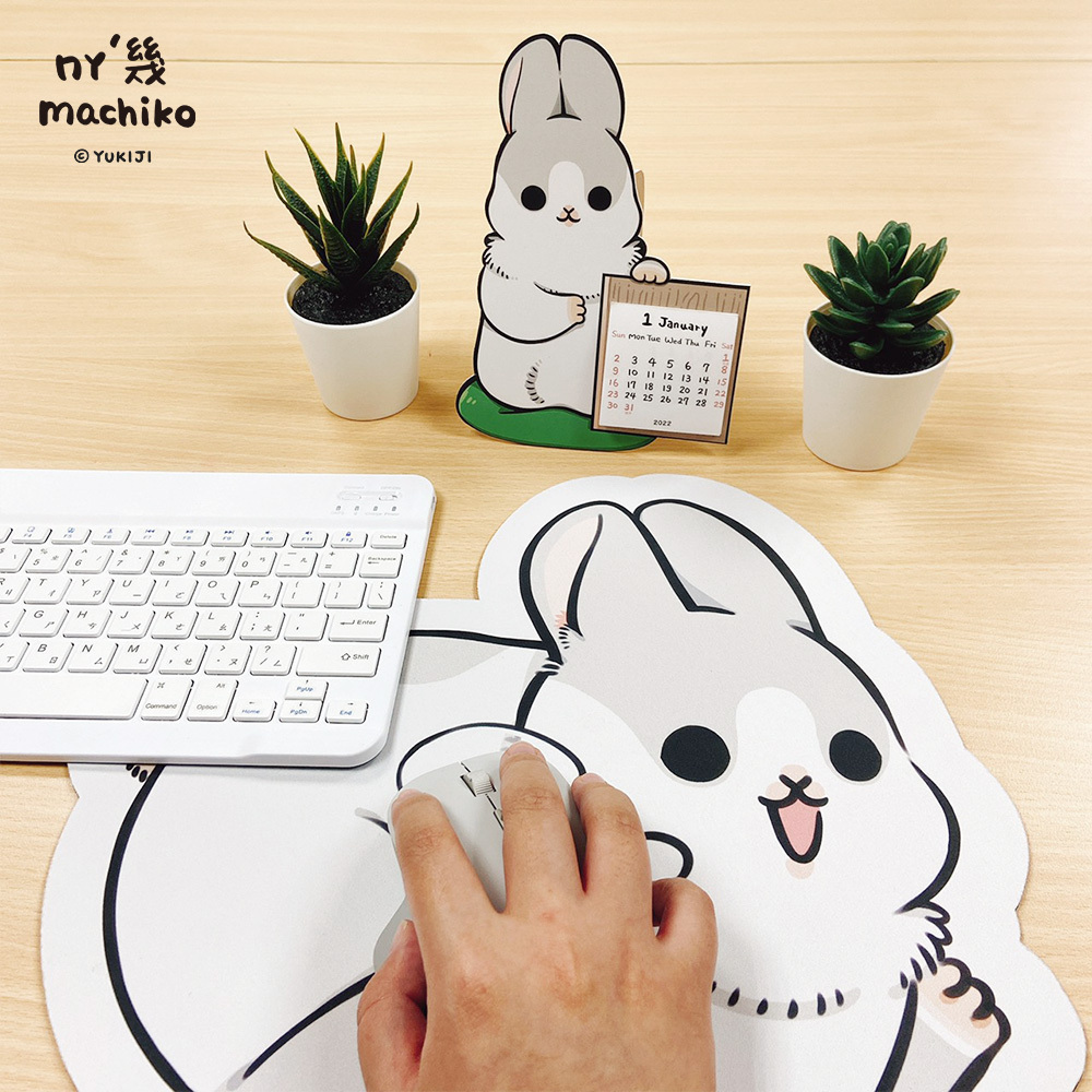 ㄇㄚˊ幾兔滑鼠(桌)墊 (跑跳款)