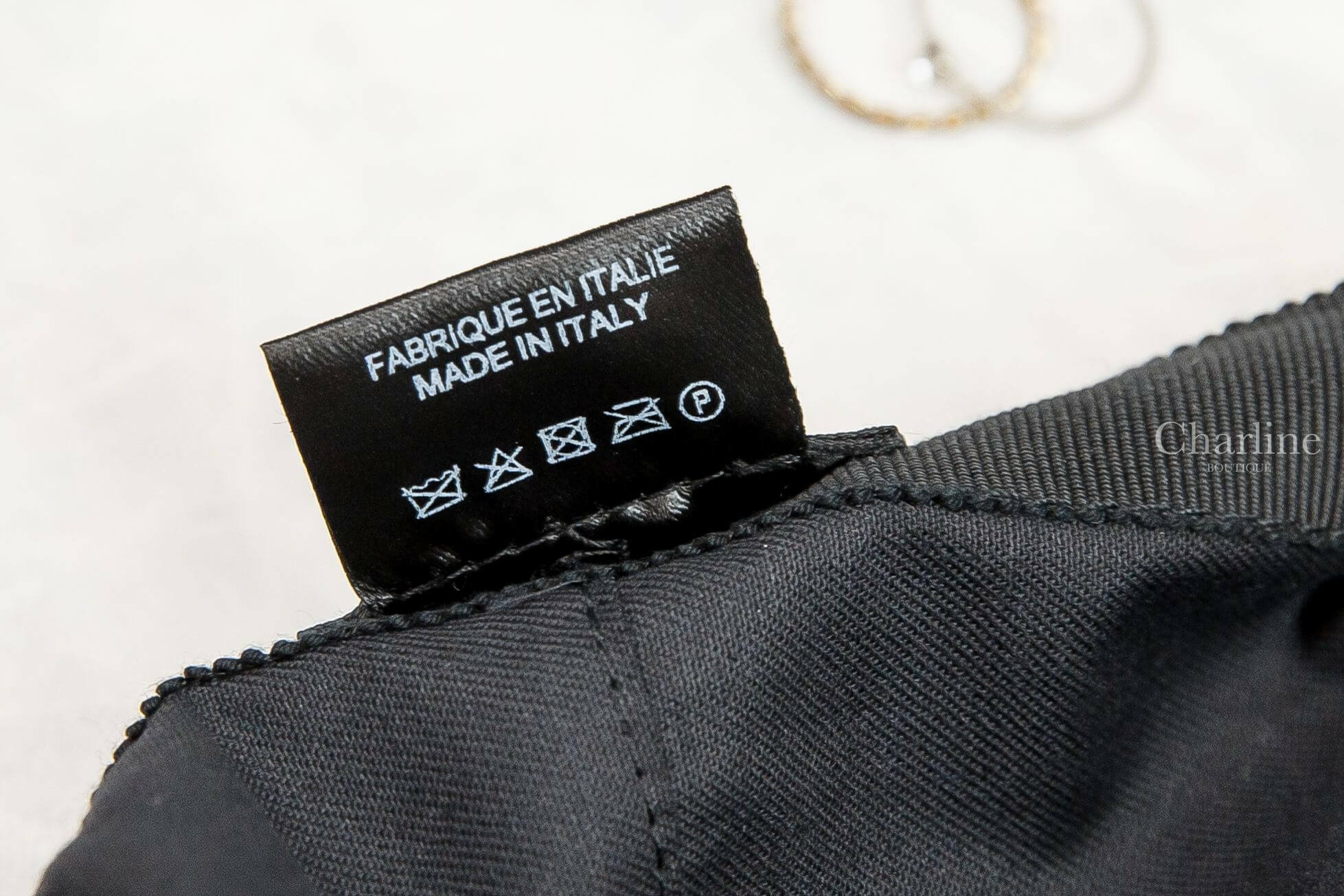 Chanel Baseball Cap 黑色刺繡白CC棉質棒球帽-Charline Boutique 精品代購