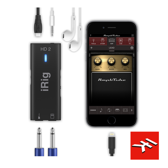 IK Multimedia IK Multimedia iRig HD 2 吉他介面 — 三峽吉他 / Bass｜YA! 玩音樂