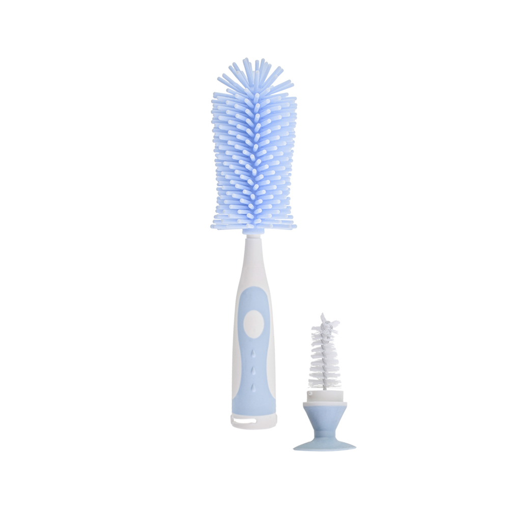 【FARLIN】 直立式矽膠奶瓶刷-天空藍