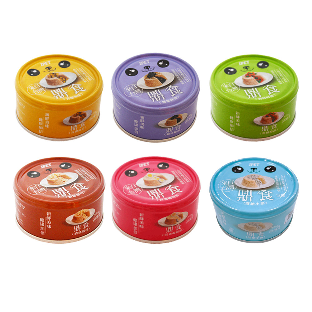 IPET 鼎食純雞肉犬罐-6種口味110g|狗罐頭