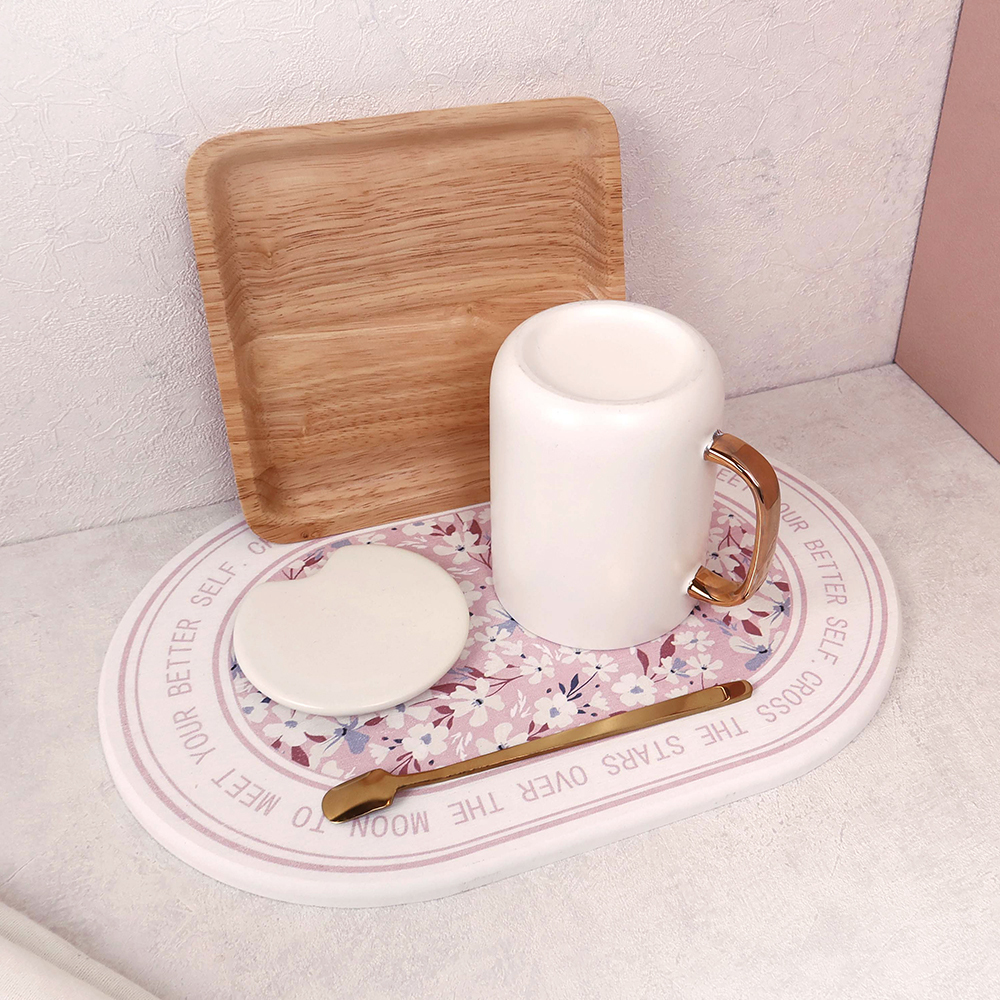 餐廚必備珪藻土吸水置物墊