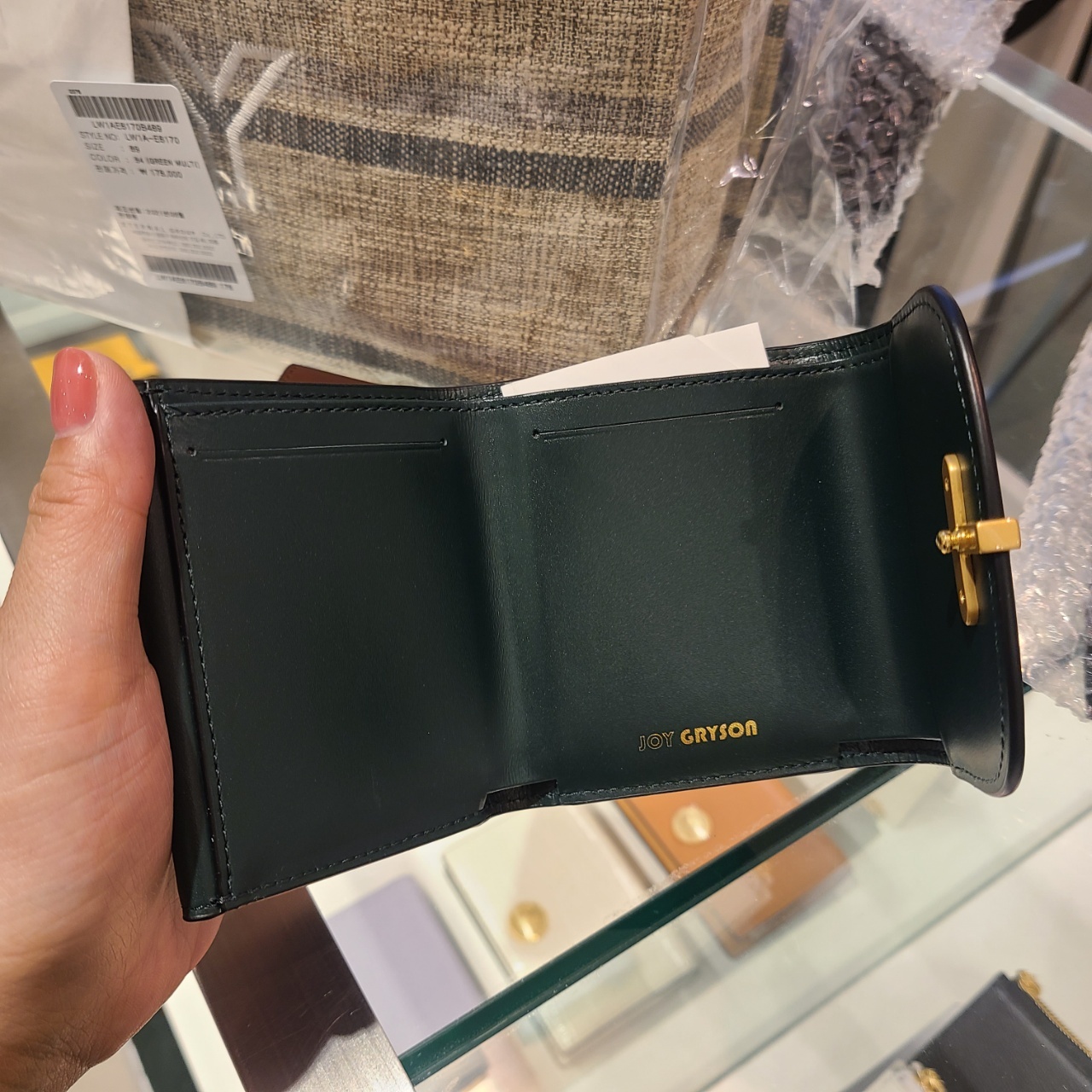 Joy Gryson Tribeca 3-Fold Half Wallet