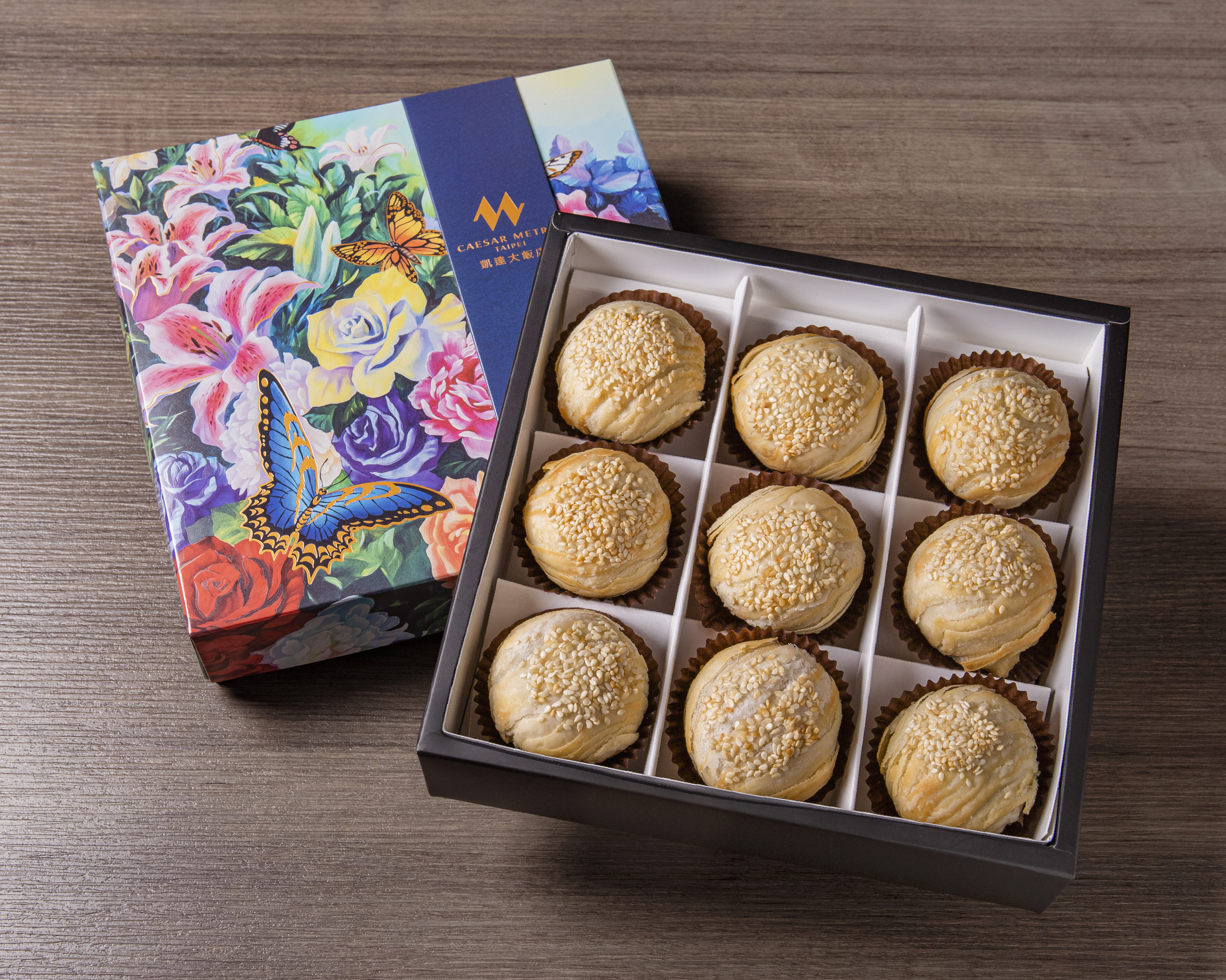 冠軍蘿蔔絲酥餅(9入)-台北凱達大飯店-家宴中餐廳