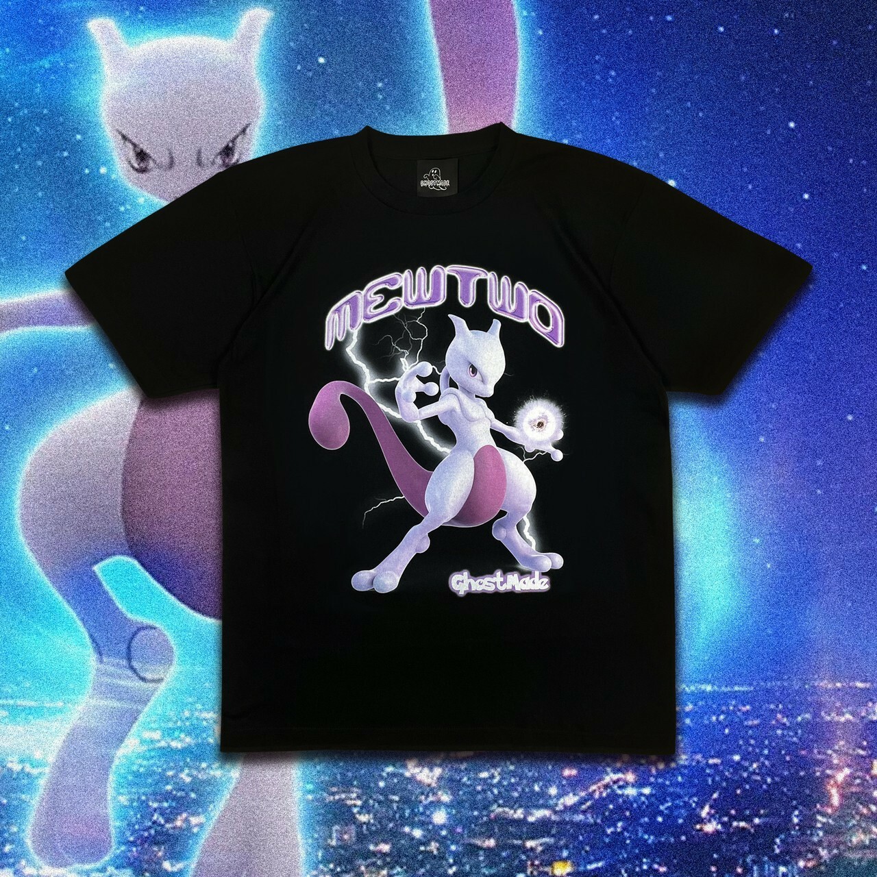GHOST MADE  《 MEW-TWO 》超夢 神奇寶貝系列 寶可夢 短袖 T GHOSTMADE