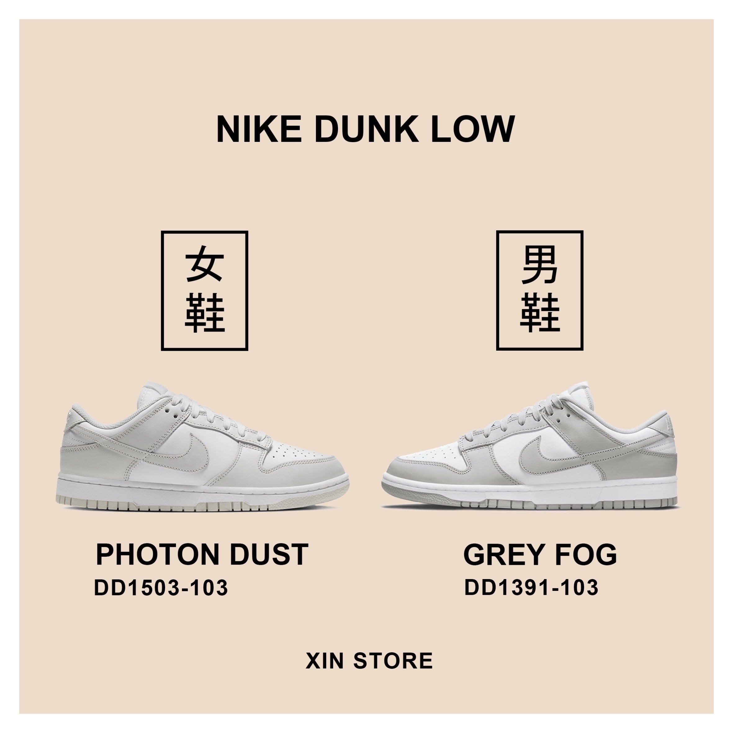 Nike Dunk Low 灰白
