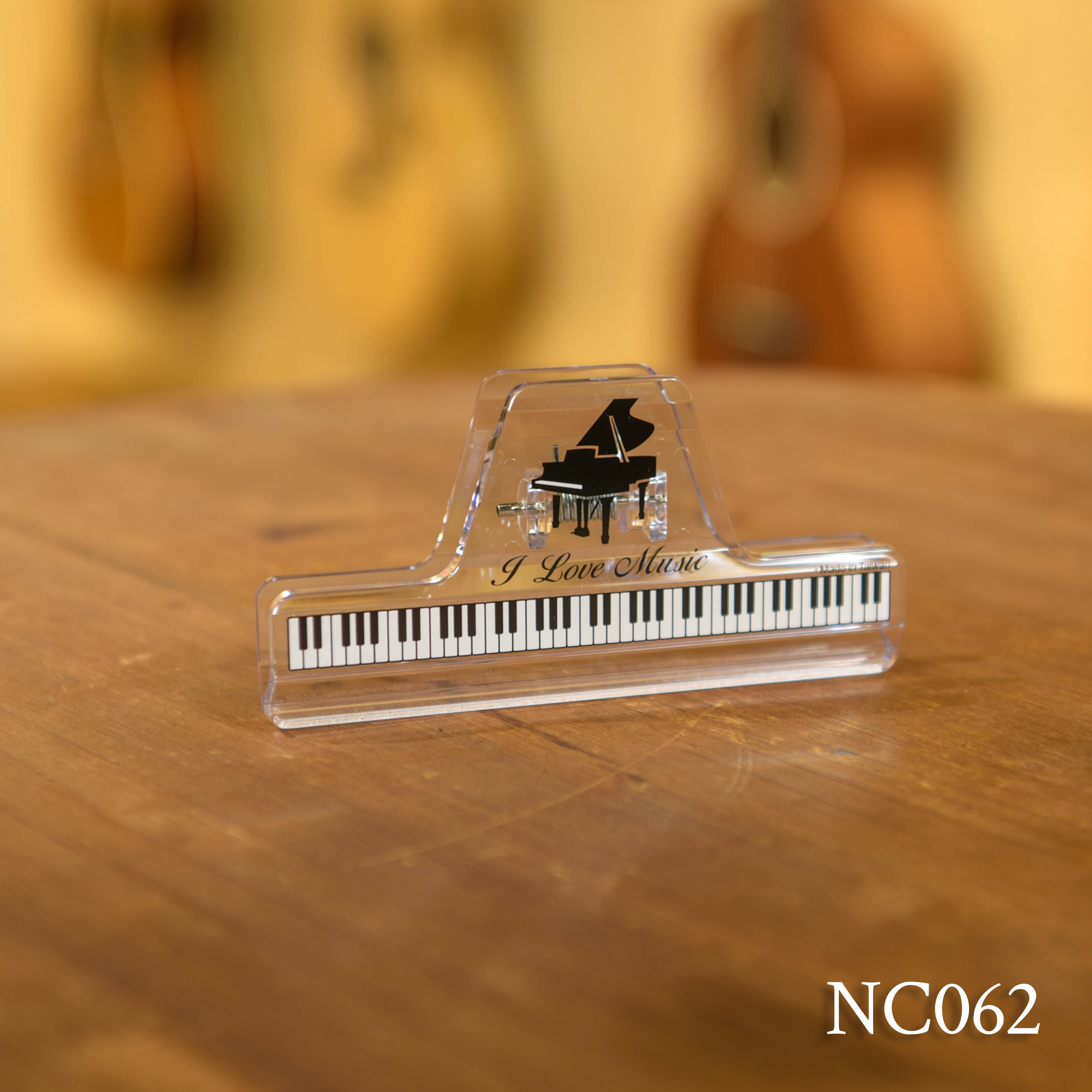 台製 NC062 / NC062A 中型音符夾 12cm 樂譜夾 書夾 大譜夾