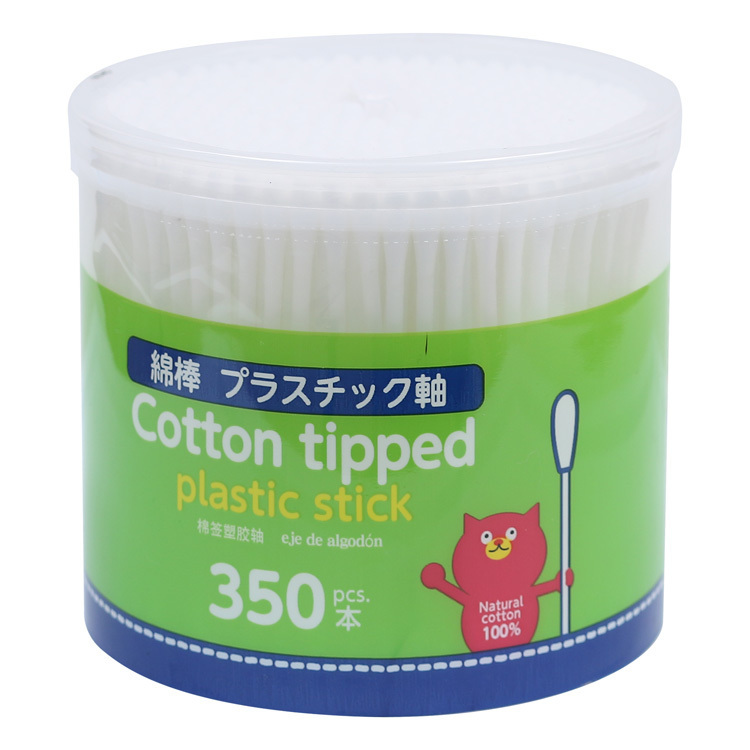 圓頭棉花棒 350入/綿棒 プラ軸