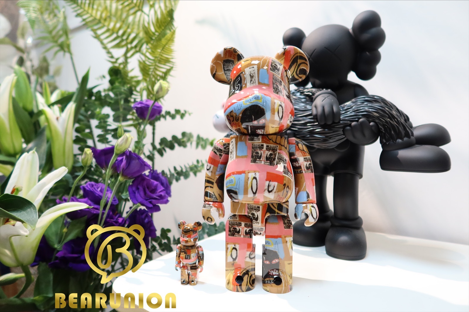 🥇現貨🥇Bearbrick 400% 100% Andy x Jean # 2