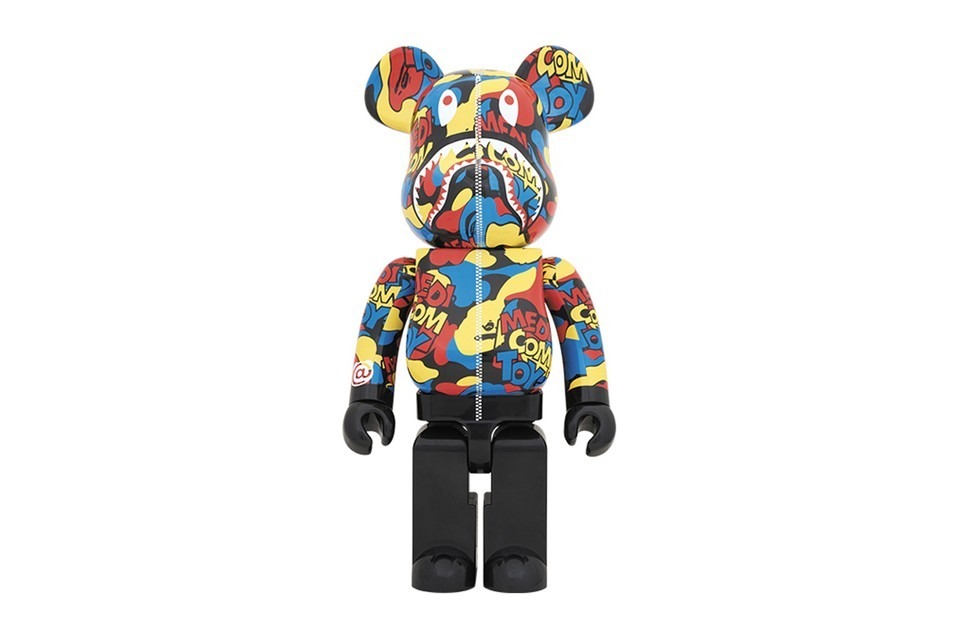 Medicom Be@rbrick 2019 A Bathing Ape Camo Shark Bape 400%