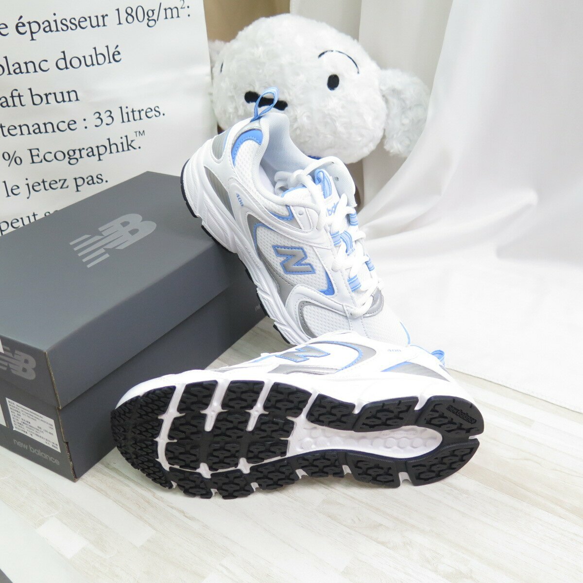 NEW BALANCE 408 韓系 "WHITE-SKY BLUE"