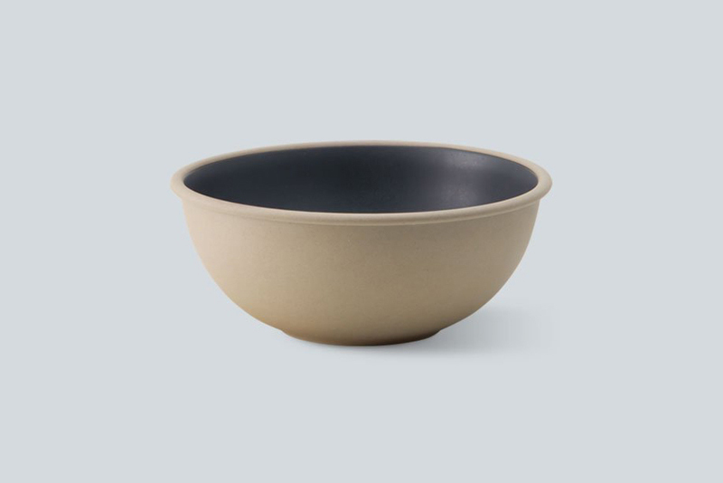 Japanese Tajimi Ceramics Bowl 15cm Matte Gray