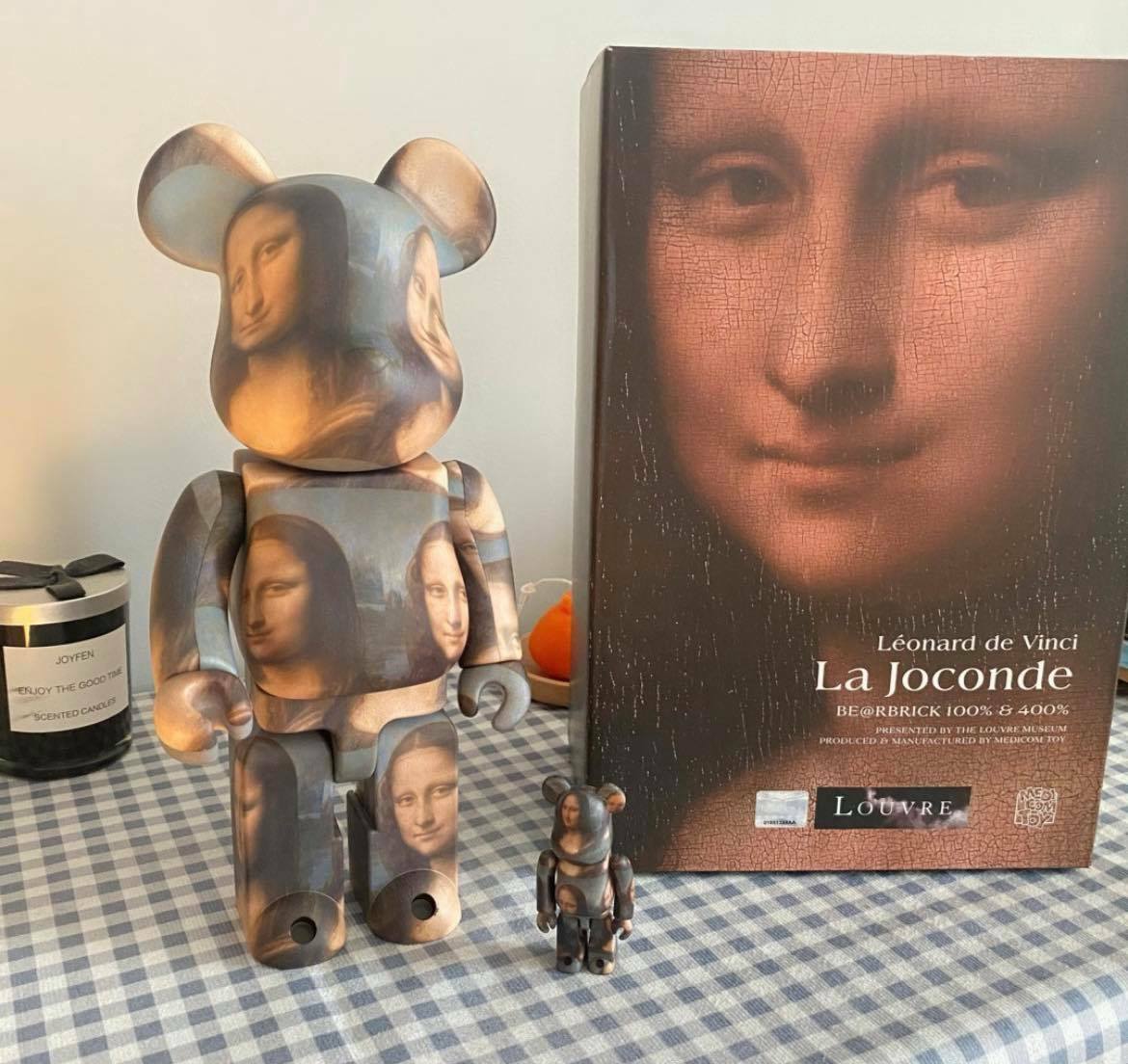 BE@RBRICK 羅浮宮 蒙娜麗莎