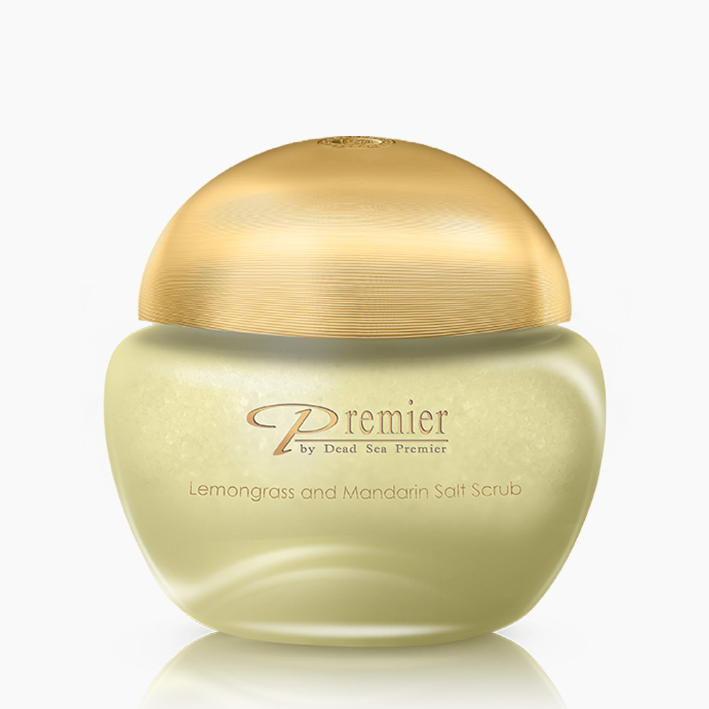 Premier死海香薰礦物磨砂鹽 – 香茅與柑橘 425g