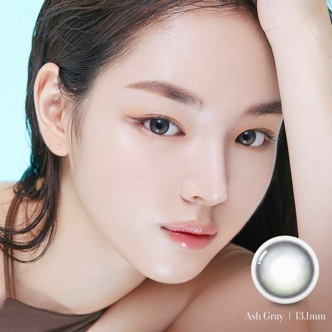 「1+2｣ OLENS Eyelighter Glowy Ash Gray 1month/ 2p