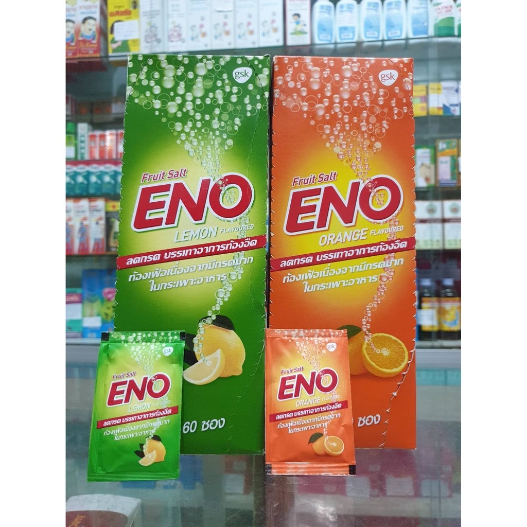 泰國ENO以羅果子鹽(橙味/檸檬味)沖劑 60包裝