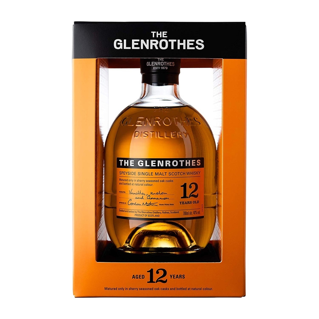 The Glenrothes 12 Year Old Singe Malt whisky 70CL