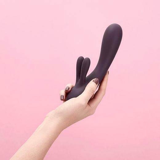 Je Joue FIFI 兔耳震動棒 紫色