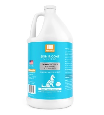 Nootie 舒緩蘆薈和燕麥護髮素 香草甜豆花香．1gal（美容護理）