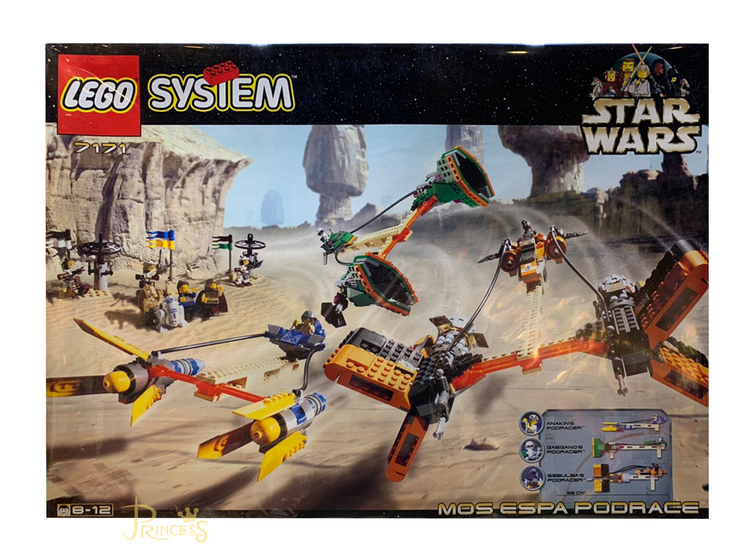 公主樂糕殿LEGO 樂高絕版盒裝全新1999年7171 星際大戰Mos Espa