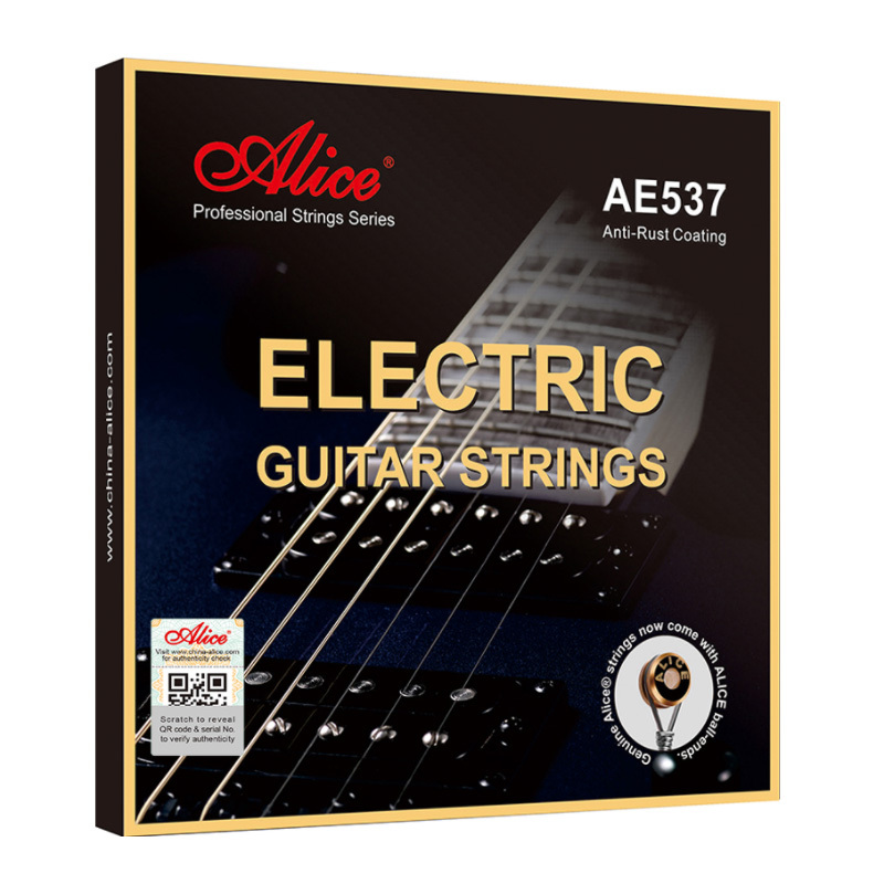 ALICE AE537 電吉他弦 防銹塗層