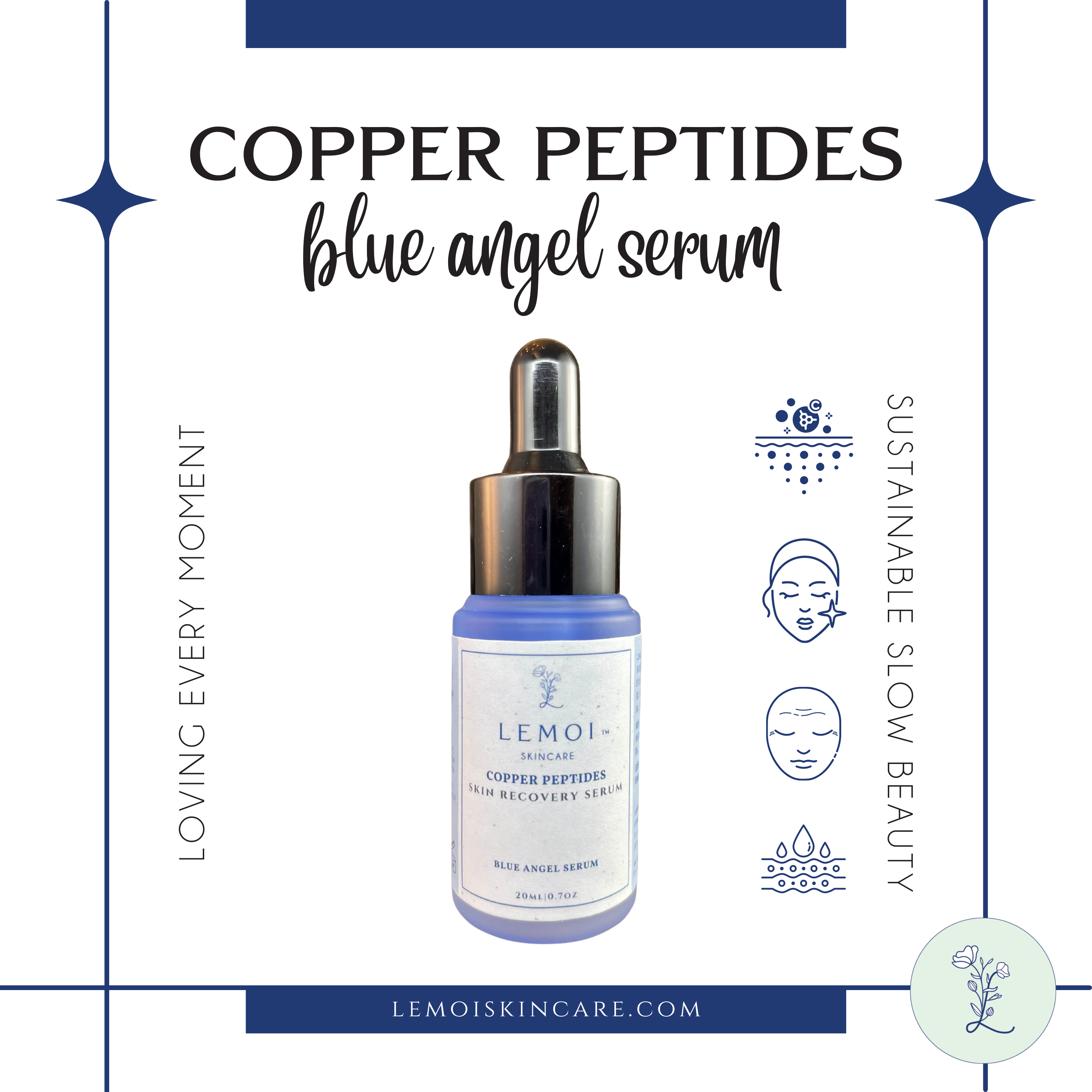 LEMOI 藍天使藍銅胜肽回齡緊緻精華