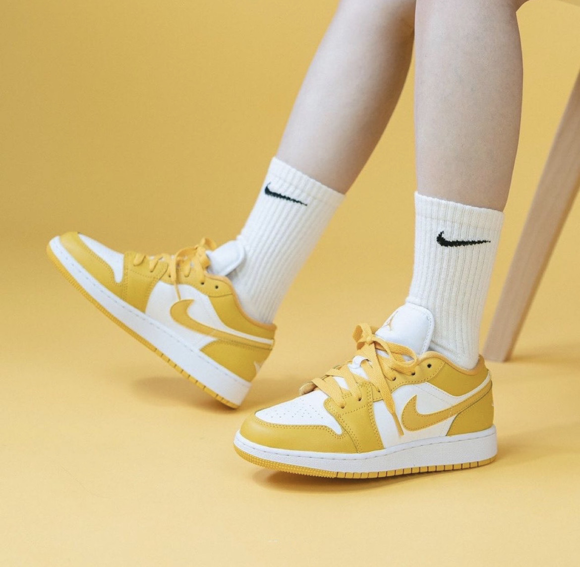 Nike Air Jordan 1 Low 芥末黃 低筒