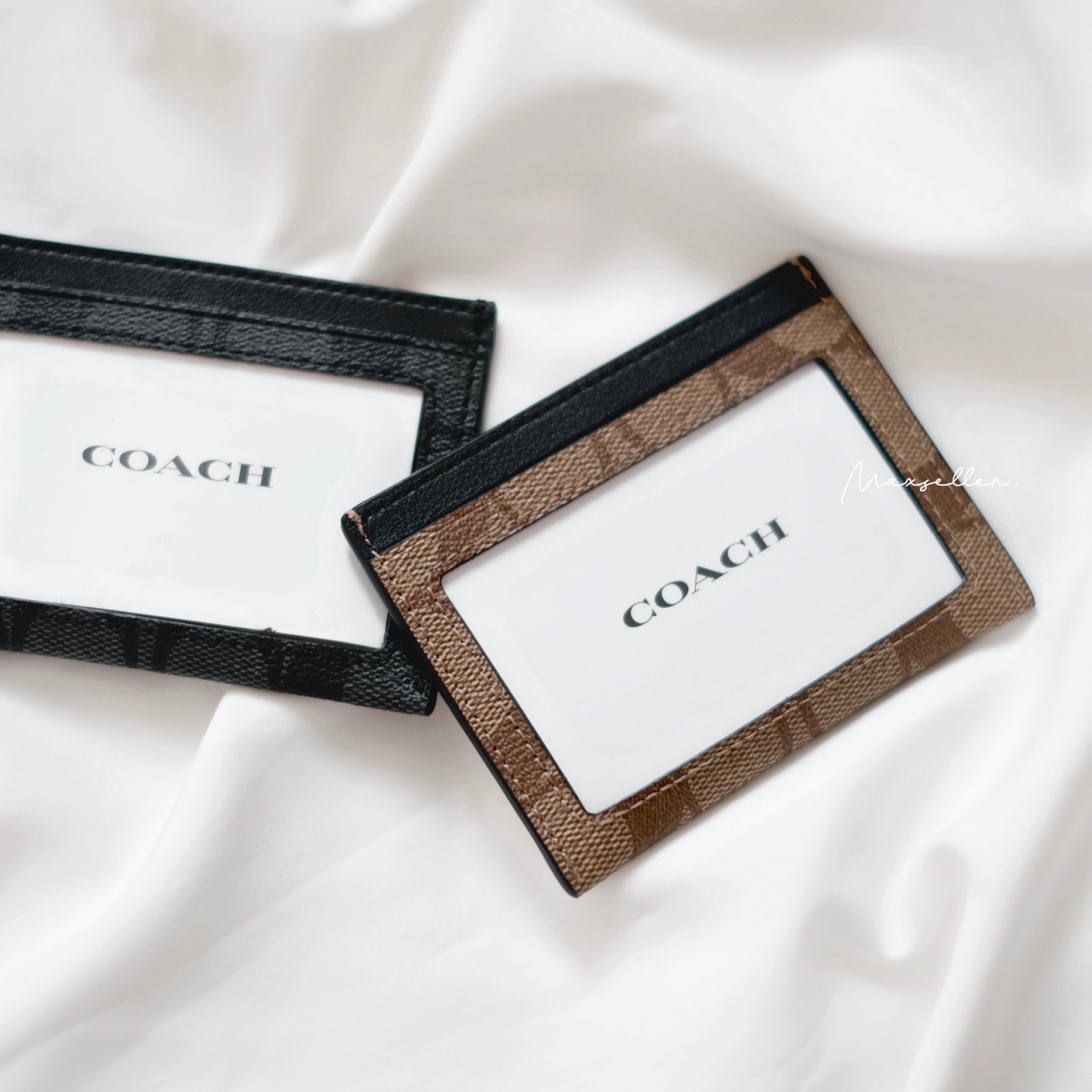 現貨｜COACH 圖案卡套｜Signature Patten Slim Id Card Case