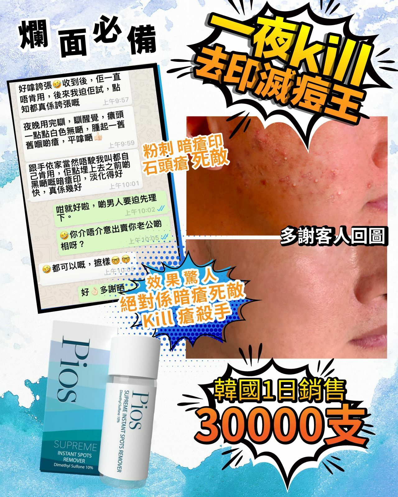 Pios瞬時去痘淨膚精華