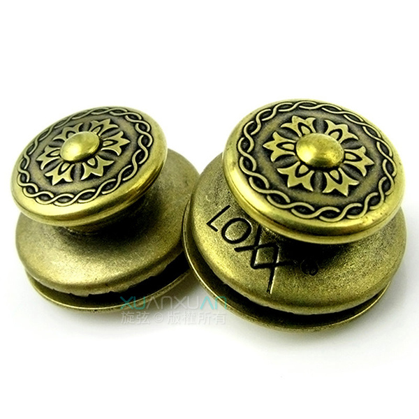 LOXX Loxx 德國製 安全背帶扣 電吉他/貝斯吉他專用款 黃銅雕花 Victoria — 三峽吉他 / Bass｜YA! 玩音樂