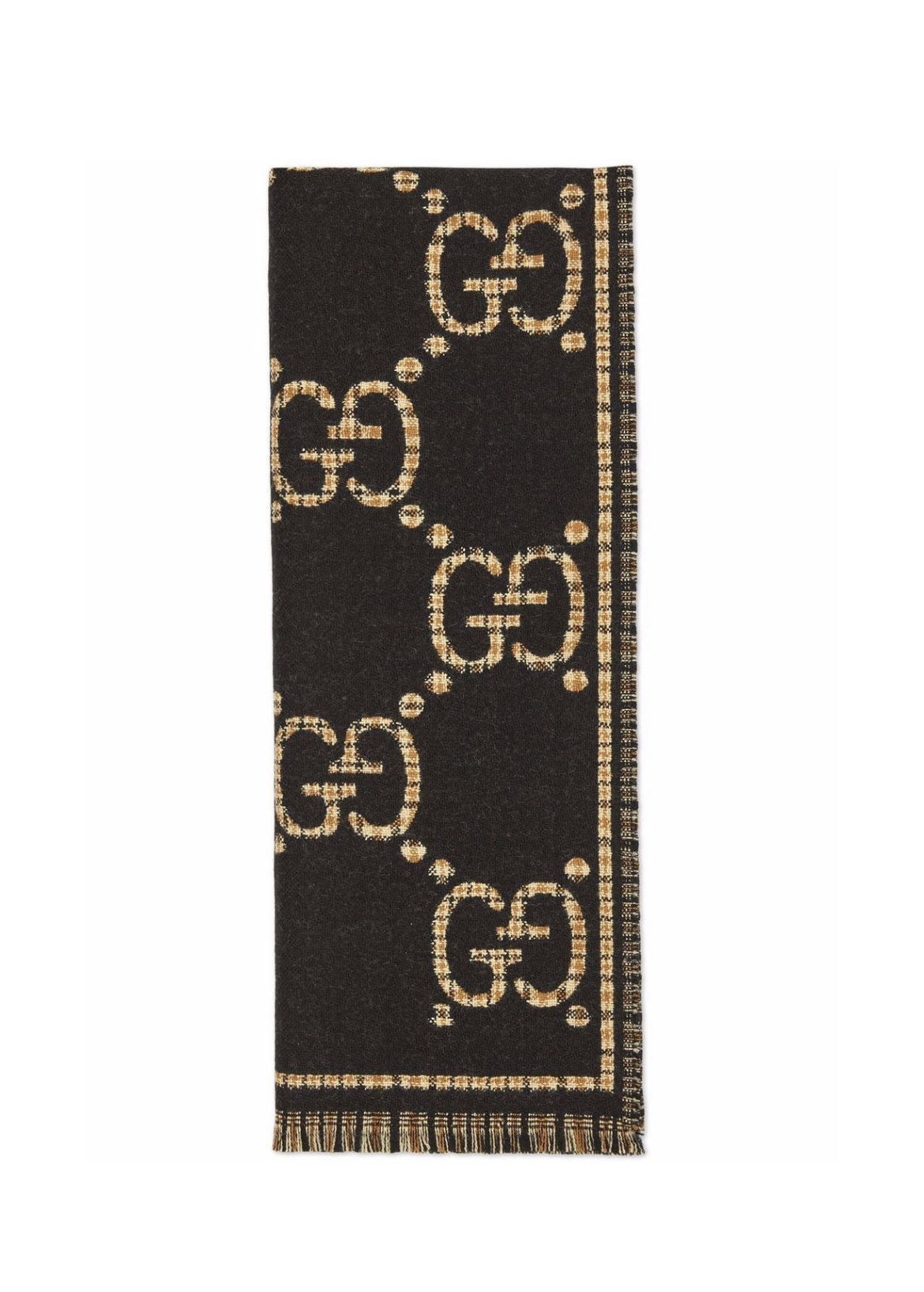 Shop GUCCI Monogram Wool Plain Logo Lightweight Scarves & Shawls (438253  3G206 1260) by winwinco