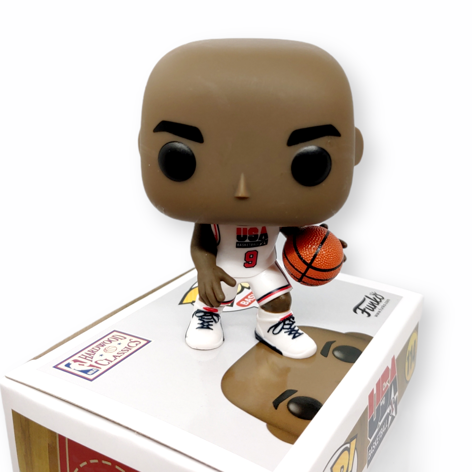 FUNKO POP<經典NBA>92USA_米高.佐敦(白衫)-No.114