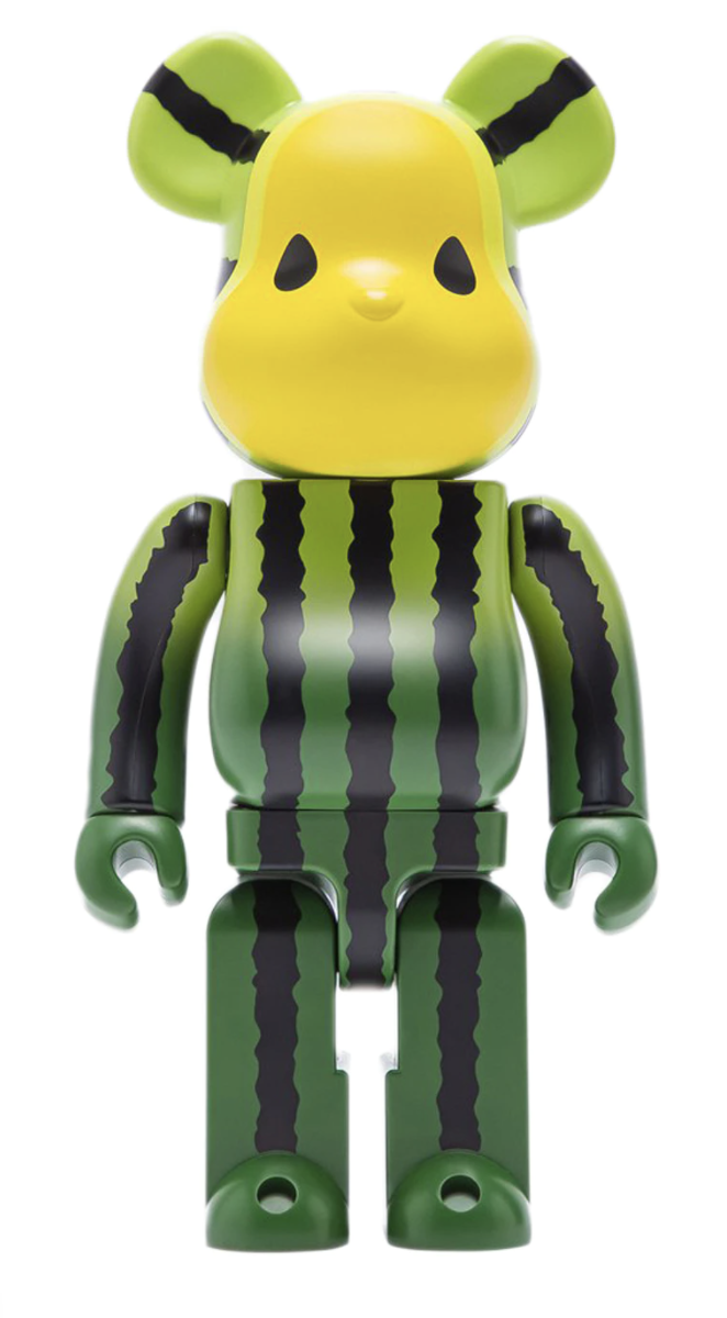 -(G29)- BE@RBRICK X CLOT SUMMER FRUITS YELLOW WATERMELON 1000%