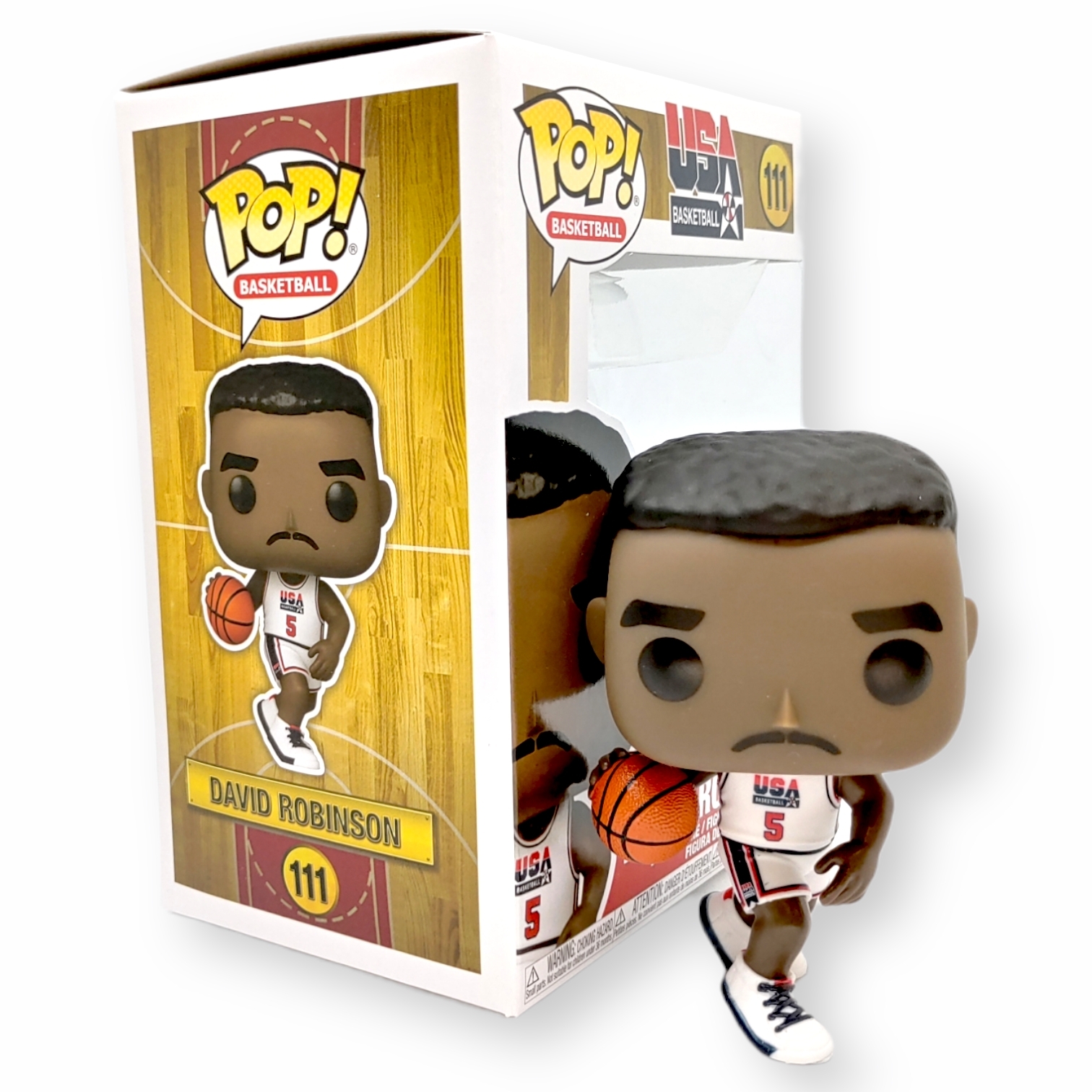 FUNKO POP<經典NBA>92USA_大衛.羅賓遜-No.111