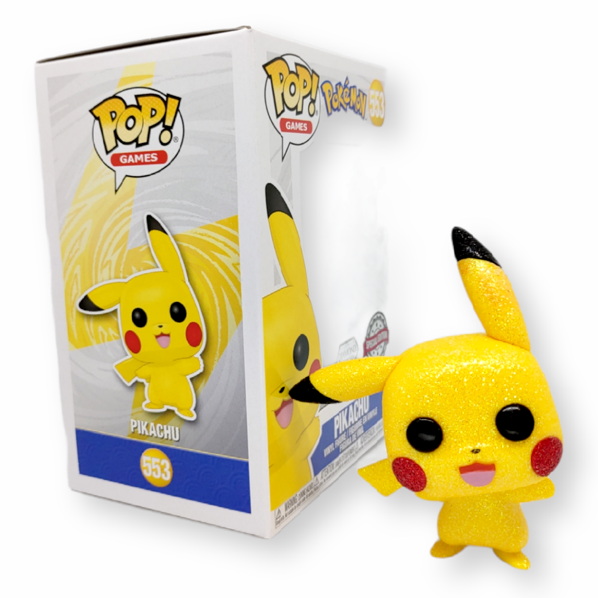 FUNKO POP <寵物小精靈>比卡超(鑽石版)-No.553