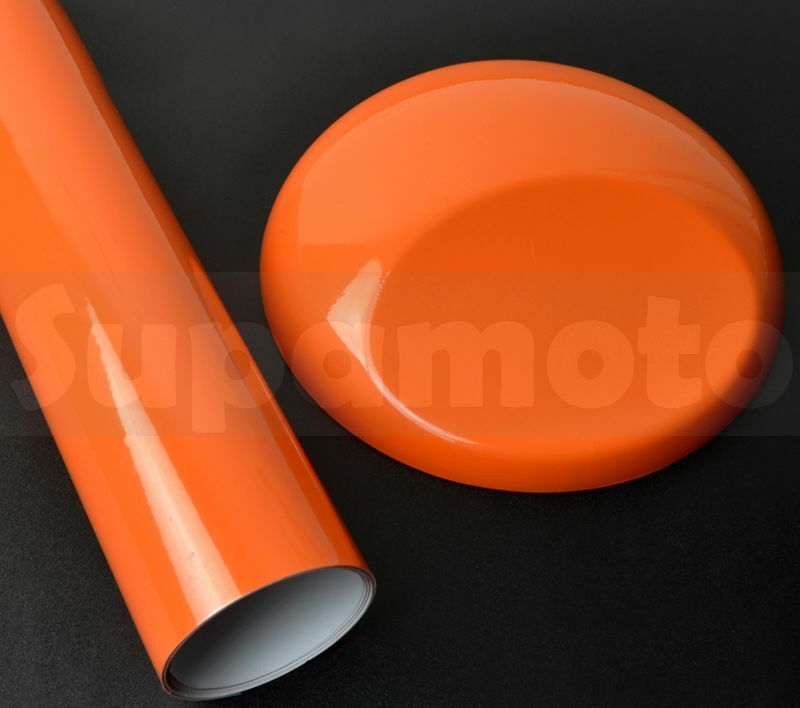 -Supamoto- 高亮膜 橘色 亮橘 桔色 貼膜 改色 改色膜 變色 改裝 汽車 亮面